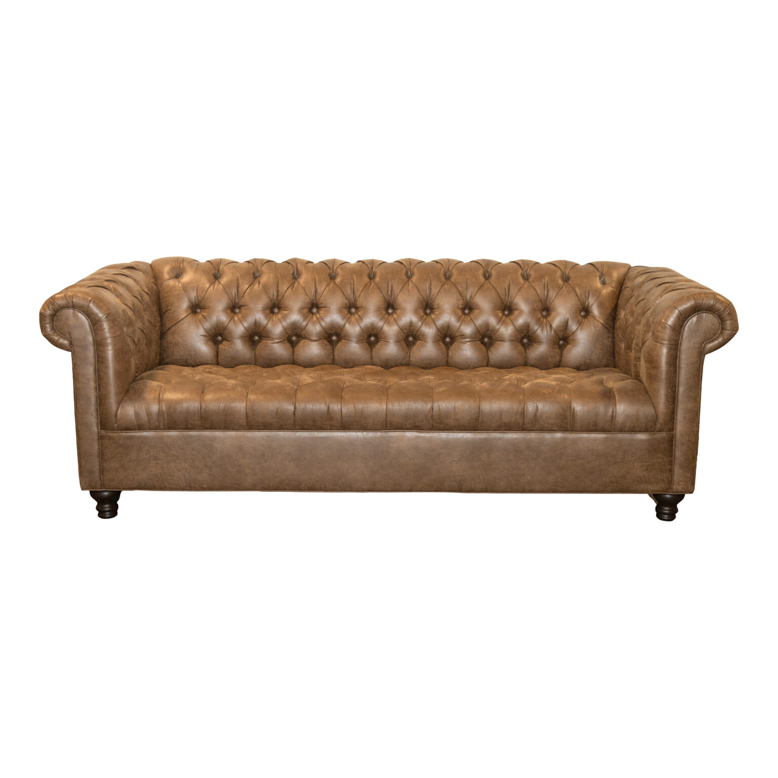 ARHAUS Cambridge Collection Berwick Sofa in Norre Silt Faux Leather ...