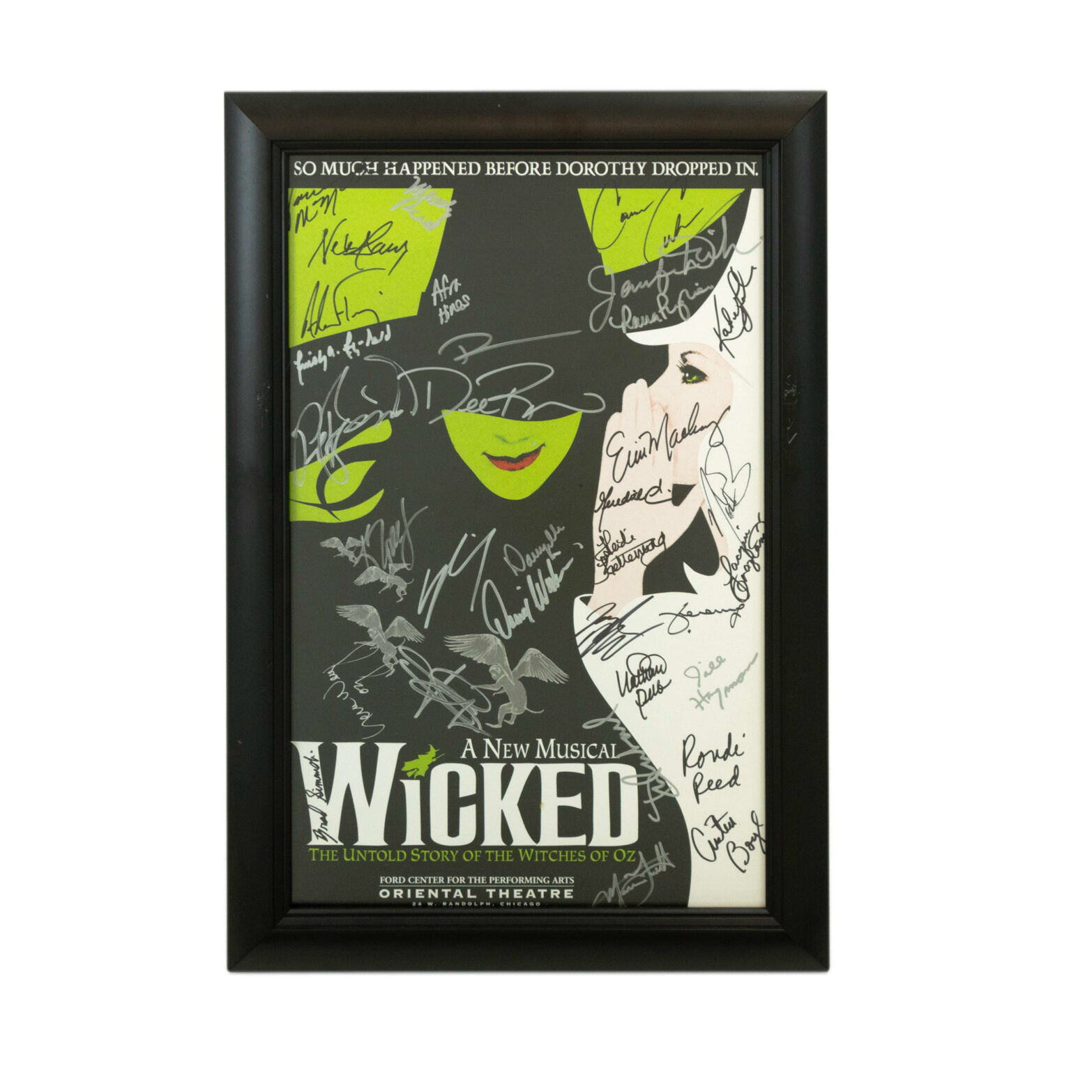 Wicked Signed Broadway Poster 