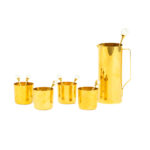 12 Piece VALERIO ALBARELLO 24 Karat Gold Plated Cocktail Set