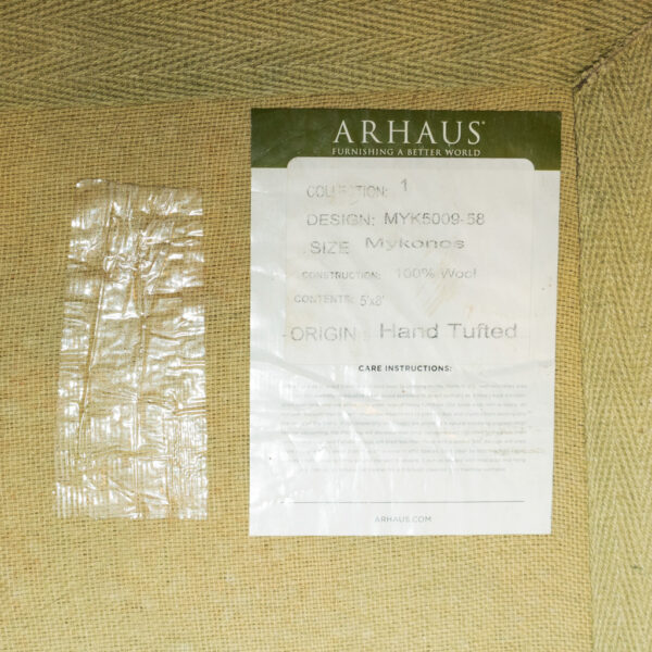 4'10x7'8 ARHAUS Mykonos Hand Tufted Wool Rug - Image 6