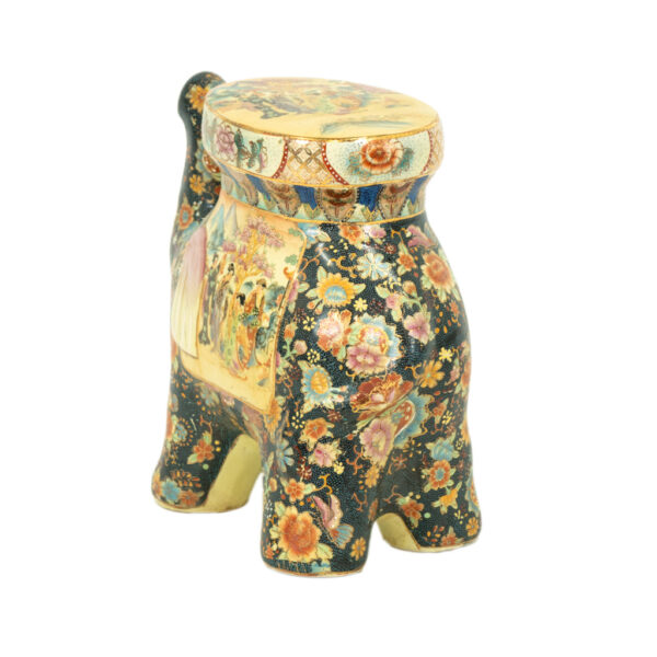 Vintage Chinese Elephant Garden Seat - Image 6