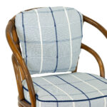 Pair of Woven Rattan Framed Accent Chairs - Image 3