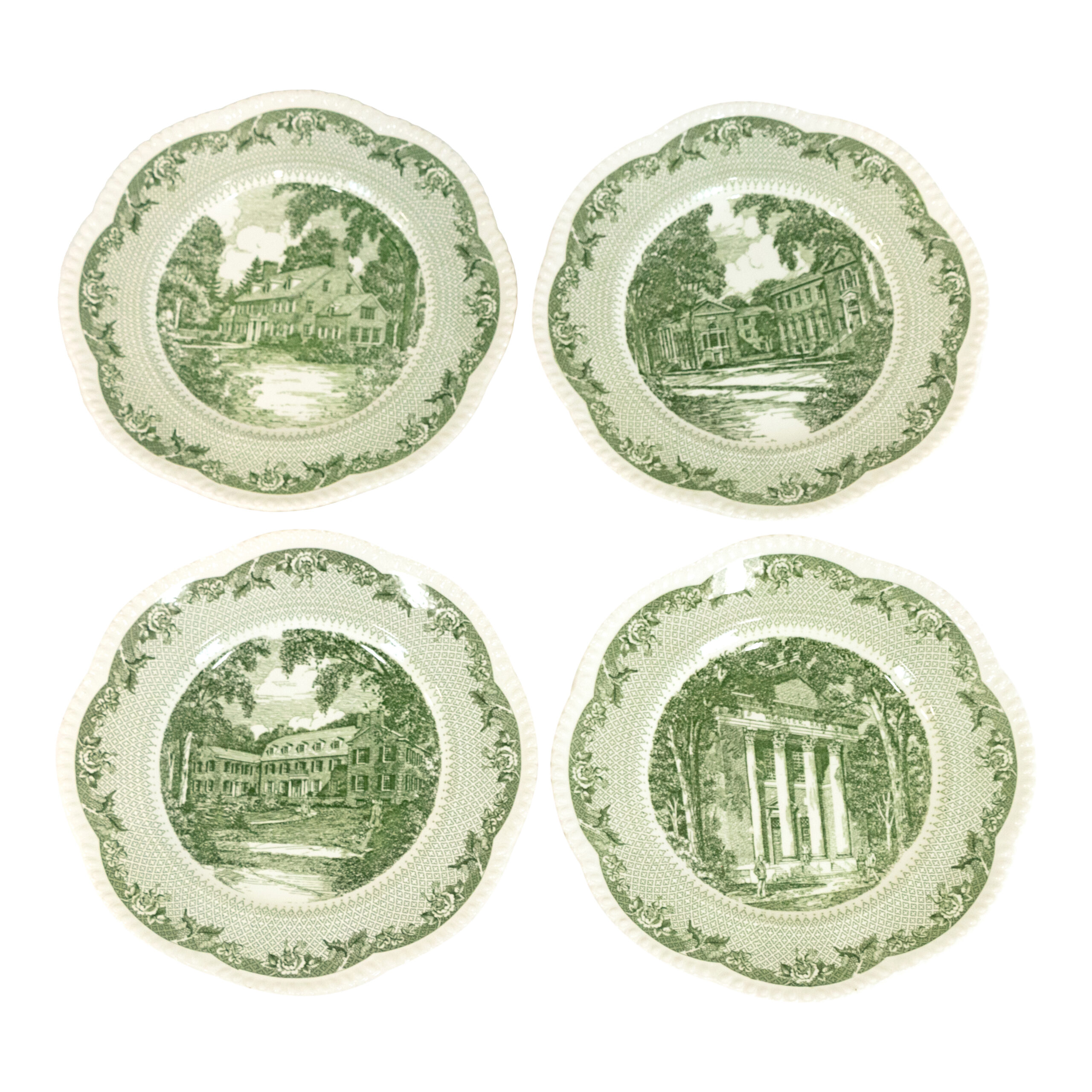 Set of 10 WEDGWOOD Dartmouth Plates - Image 3