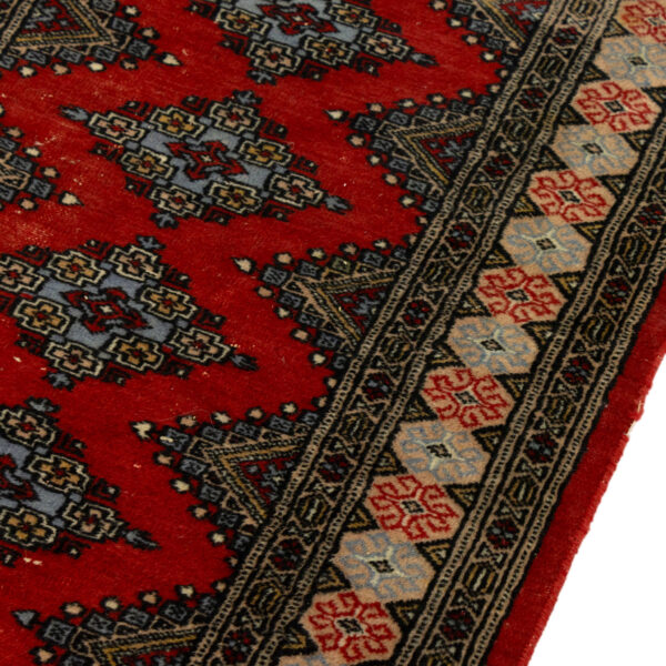 3’ x 5’2" Hand Knotted Pakistani Bokhara Rug - Image 3
