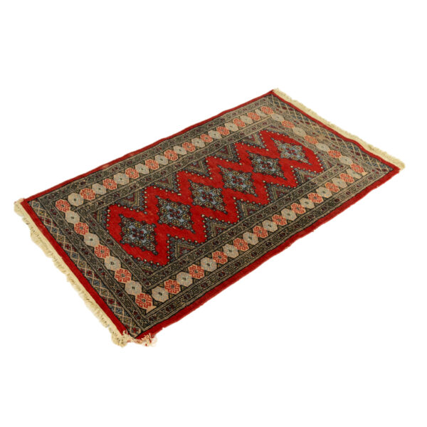 3’ x 5’2" Hand Knotted Pakistani Bokhara Rug - Image 5