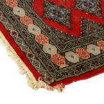 3’ x 5’2" Hand Knotted Pakistani Bokhara Rug - Image 6