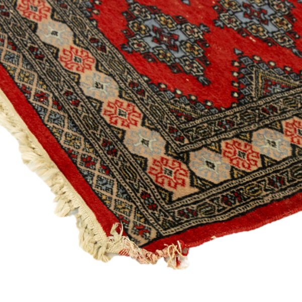 3’ x 5’2" Hand Knotted Pakistani Bokhara Rug - Image 6