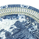 Blue Willow Platter with Pierced Edge - Image 2