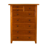 THOMASVILLE Cherry Finish Seven Drawer Chest