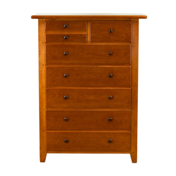 THOMASVILLE Cherry Finish Seven Drawer Chest - Image 1