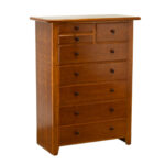THOMASVILLE Cherry Finish Seven Drawer Chest - Image 2