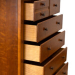 THOMASVILLE Cherry Finish Seven Drawer Chest - Image 6