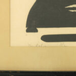 M.B. HICKS “The Radio” Woodcut Print - Image 3