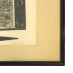 M.B. HICKS “The Radio” Woodcut Print - Image 4