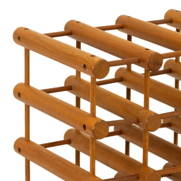 RICHARD NISSEN Langaa Danish Teak Wine Rack - Image 2