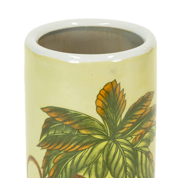 Vintage NANETTE VACHER Hand Painted Umbrella Stand - Image 2