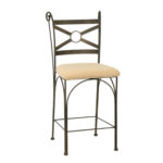 Pair of Iron Counter Height Stools - Image 2
