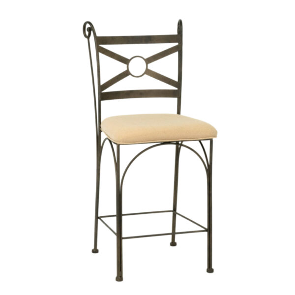 Pair of Iron Counter Height Stools - Image 2