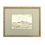 JR MCINTYRE Ink and Watercolor of Ben Loyal Mountain
