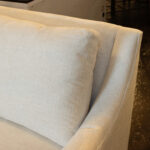 BERNHARDT Slope Arm Sofa in Ivory Tweed Upholstery - Image 4