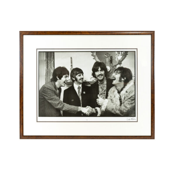LINDA MCCARTNEY “Portrait of an Era” Black and White Print of The Beatles - Image 1