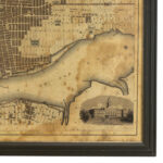 RESTORATION HARDWARE Map of New York Circa 1900s - Image 3