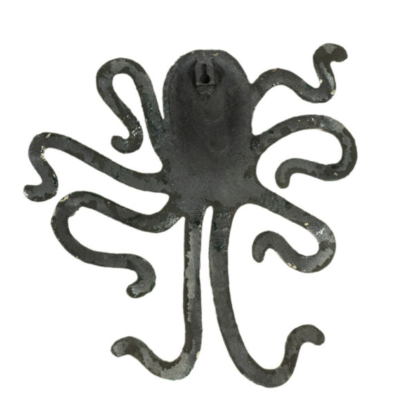 Painted Metal Octopus Wall Decor - Image 4