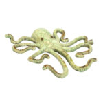 Painted Metal Octopus Wall Decor - Image 2