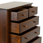 Five Drawer Chest in Walnut Finish - Image 7