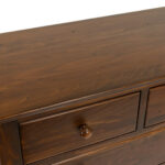 Five Drawer Chest in Walnut Finish - Image 4