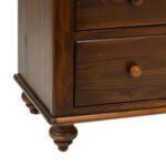 Five Drawer Chest in Walnut Finish - Image 5
