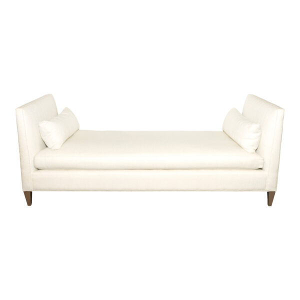 BALLARD DESIGNS Daybed in Ivory Herringbone Upholstery - Image 1