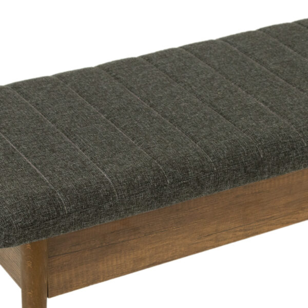 Storage Bench in Walnut Finish - Image 4