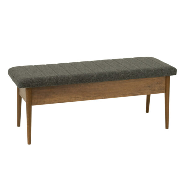 Storage Bench in Walnut Finish - Image 3