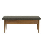Storage Bench in Walnut Finish