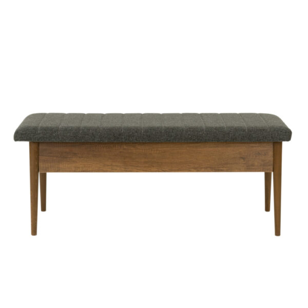 Storage Bench in Walnut Finish - Image 1