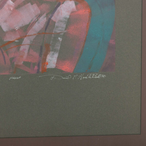 DAVID HOSTETLER “Goddess Susan” Lithograph on Handmade Paper - Image 4