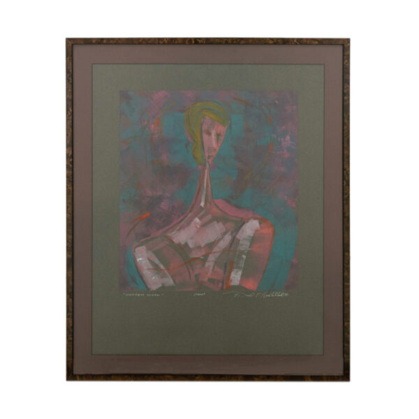 DAVID HOSTETLER “Goddess Susan” Lithograph on Handmade Paper - Image 1