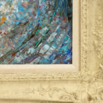 THEO RAUCHER Original Oil on Canvas of Village Scene - Image 3