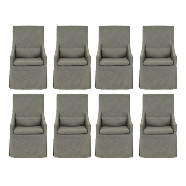 Set of 8 RESTORATION HARDWARE Belgian Dining Chairs - Image 1