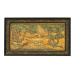 Ceramic Landscape Plaque with Waterfall