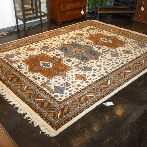 8'3” x 11' Hand Knotted Turkish Wool Rug - Image 7