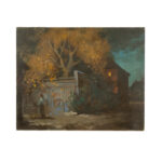 ROBERT MARTIN “Late Night Walk” Original Oil on Canvas