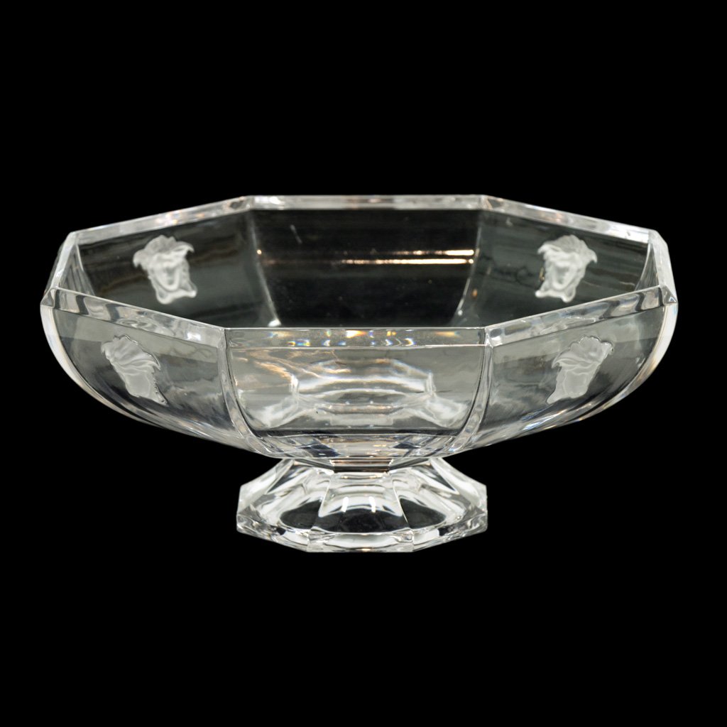 VERSACE Rosenthal Crystal Bowl. Medusa deals Head