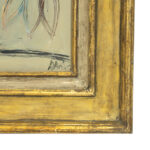 Original Acrylic Portrait on Board of Woman with Pigtails - Image 3