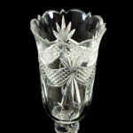 TOWLE Fan Cut Glass Vase - Image 3