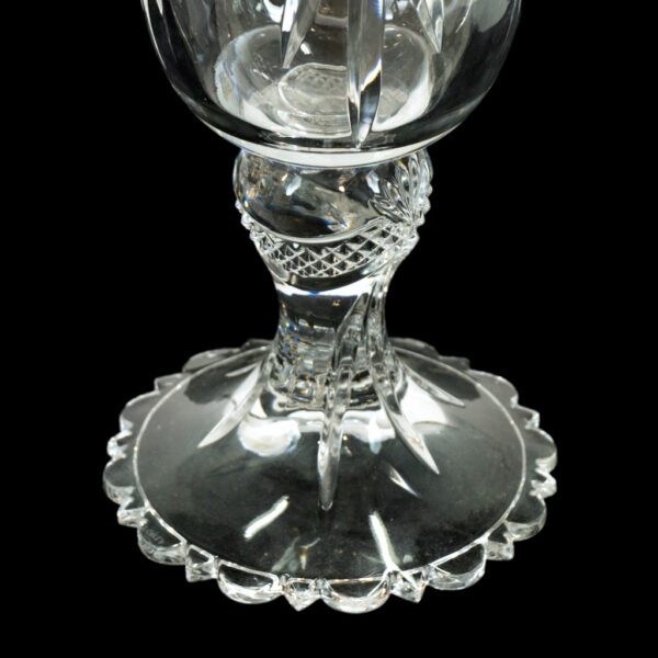 TOWLE Fan Cut Glass Vase - Image 4