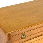 Antique Refinished Victorian Three Drawer Chest - Image 3