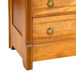 Antique Refinished Victorian Three Drawer Chest - Image 4