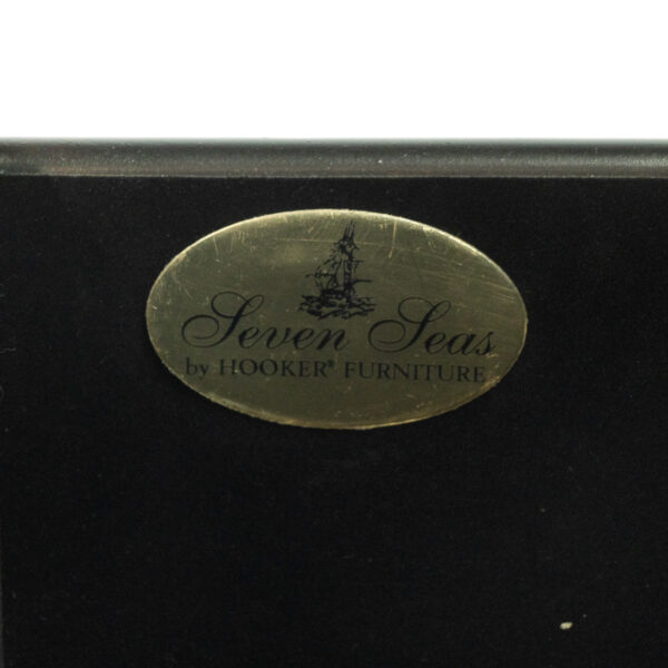 HOOKER Seven Seas Kidney Shaped Cabinet in Black - Image 8